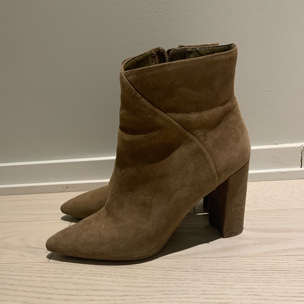Tan Suede Nine West boots